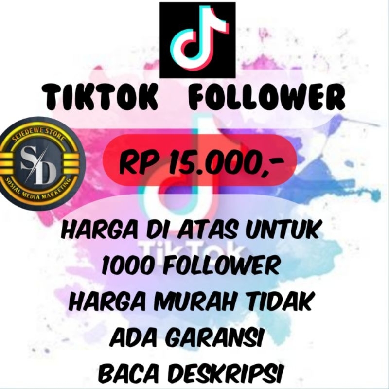 jasa buzzer pengikut follower tiktok murah promo