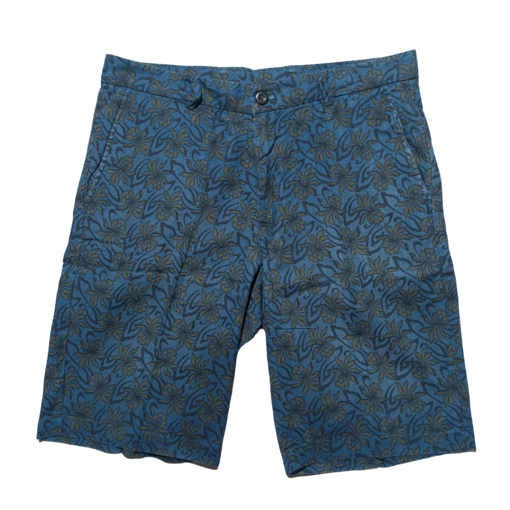 Pakaian Pria Celana Pendek Motif Hawaii Uniqlo Chino Pantai