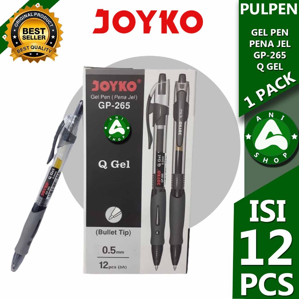 

PULPEN JOYKO GEL PEN PENA JEL GP - 265 Q GEL 0.5 mm 1 PACK ISI 12 PCS ani shopp