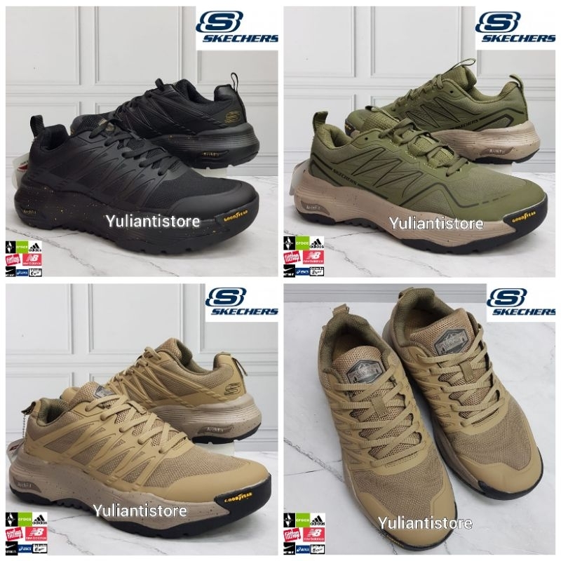 SEPATU SKECHERS ARCH FIT TRAIL TALI X GOOD YEAR