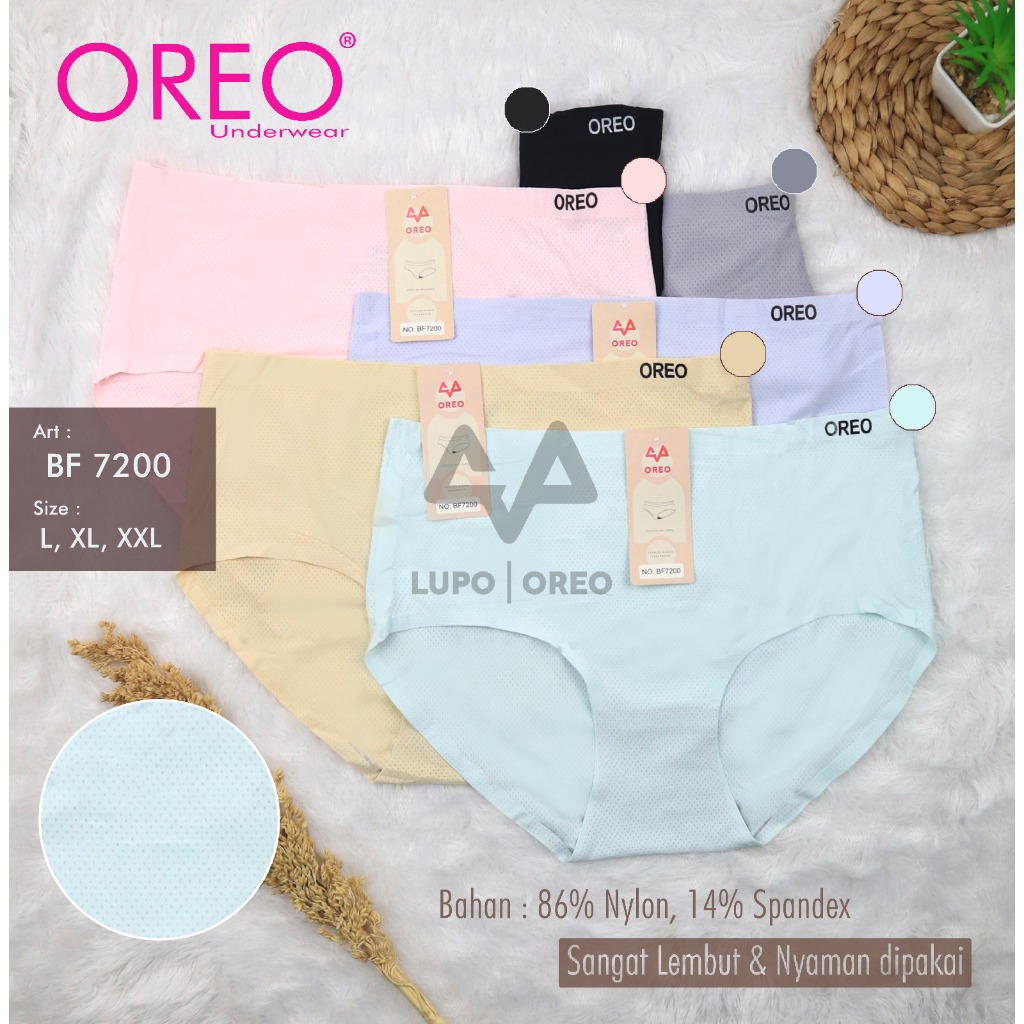 ATHANWEAR | CD OREO 7200 Basic Wanita Super Soft Adem Lembut L XL XXL