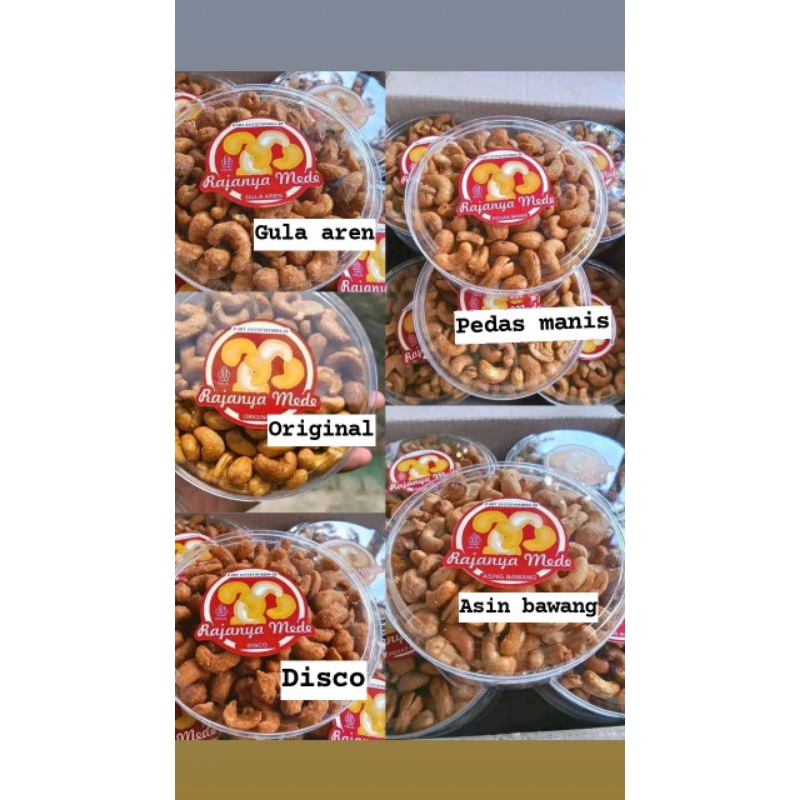 

Kacang Mede, Berat 250gr. 5 Varian Rasa