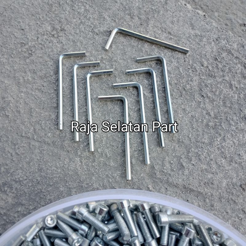 Kunci L Pendek 3mm Harga Satuan