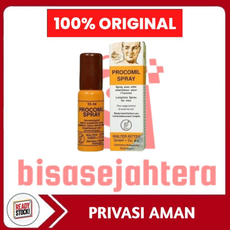 PROCOMIL SPRAY | SPRAY KUAT TAHAN LAMA ASLI ORIGINAL