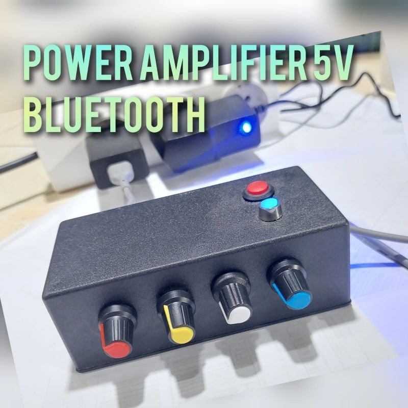 AEBRAND AMPLI MINI BLUETOOTH 5V + TONE CONTROL VOLUME TRIBLE BASS MIDLE - AMPLIFIER MINI 5V BLUETOOT