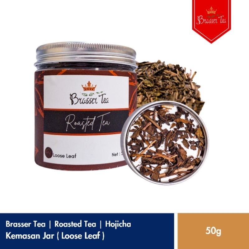 

Roasted Tea | Hojicha | Teh Panggang Kemasan Jar Isi 50gr