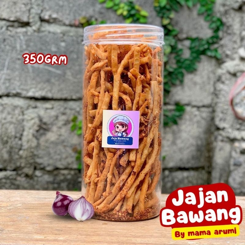 

kue bawang-stik bawang-jaja bawang khas lombok pedas gurih renyah 350gram