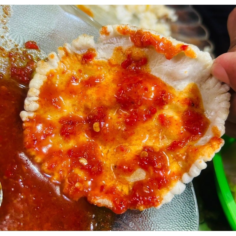 

Kelempang Bakar Plus Sambel / Kemplang Ikan Sarden Gurih