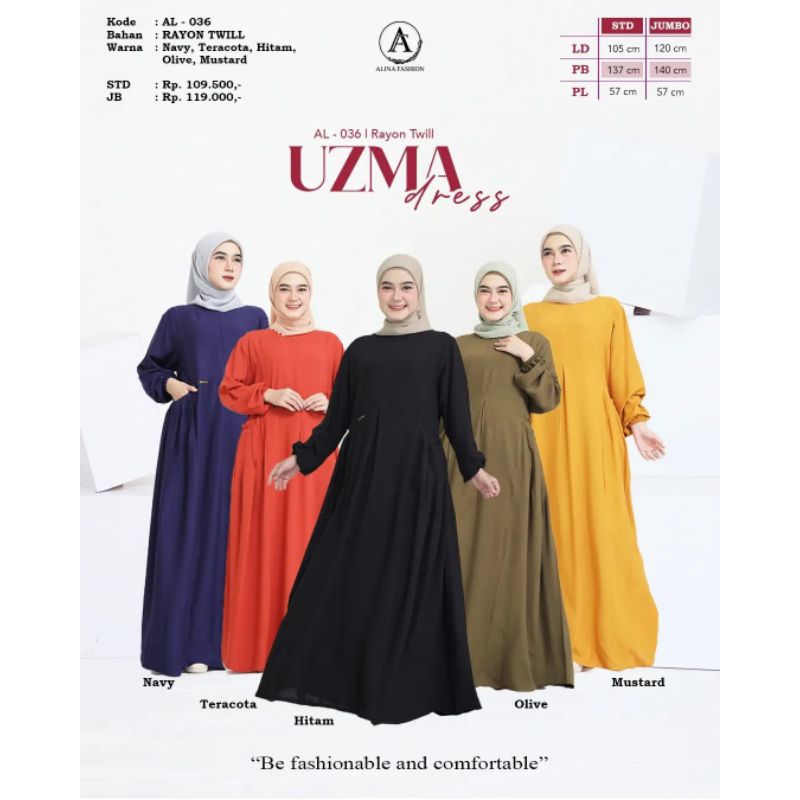 TERMURAH GAMIS DEWASA BY ALINA//UZMA DRES