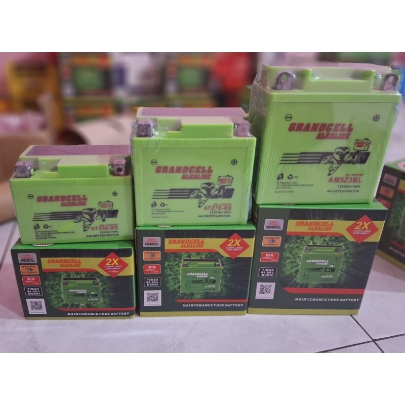 AKi Motor Alkaline full Kering langsung pakai