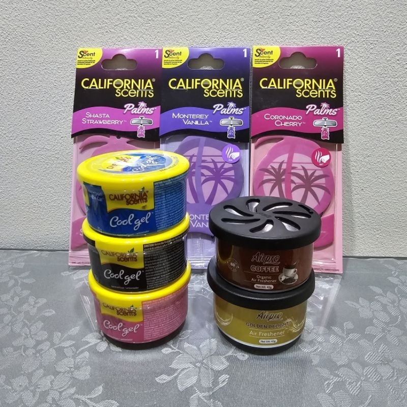Pengharum mobil (california scents, airpro)