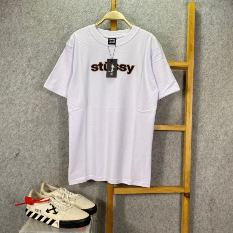 KAOS STUSSY WHITE FULL TAG LABEL