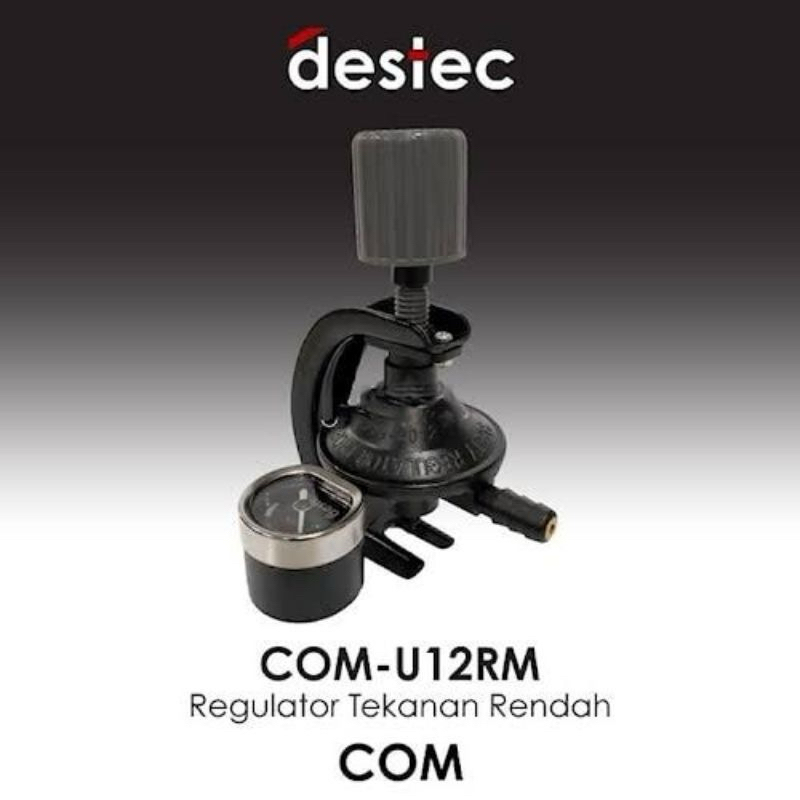 Regulator Gas Destec Tekanan Rendah Meter 201M/COM-U12RM /Auto 201S/COM-U12R ( pakai meter)