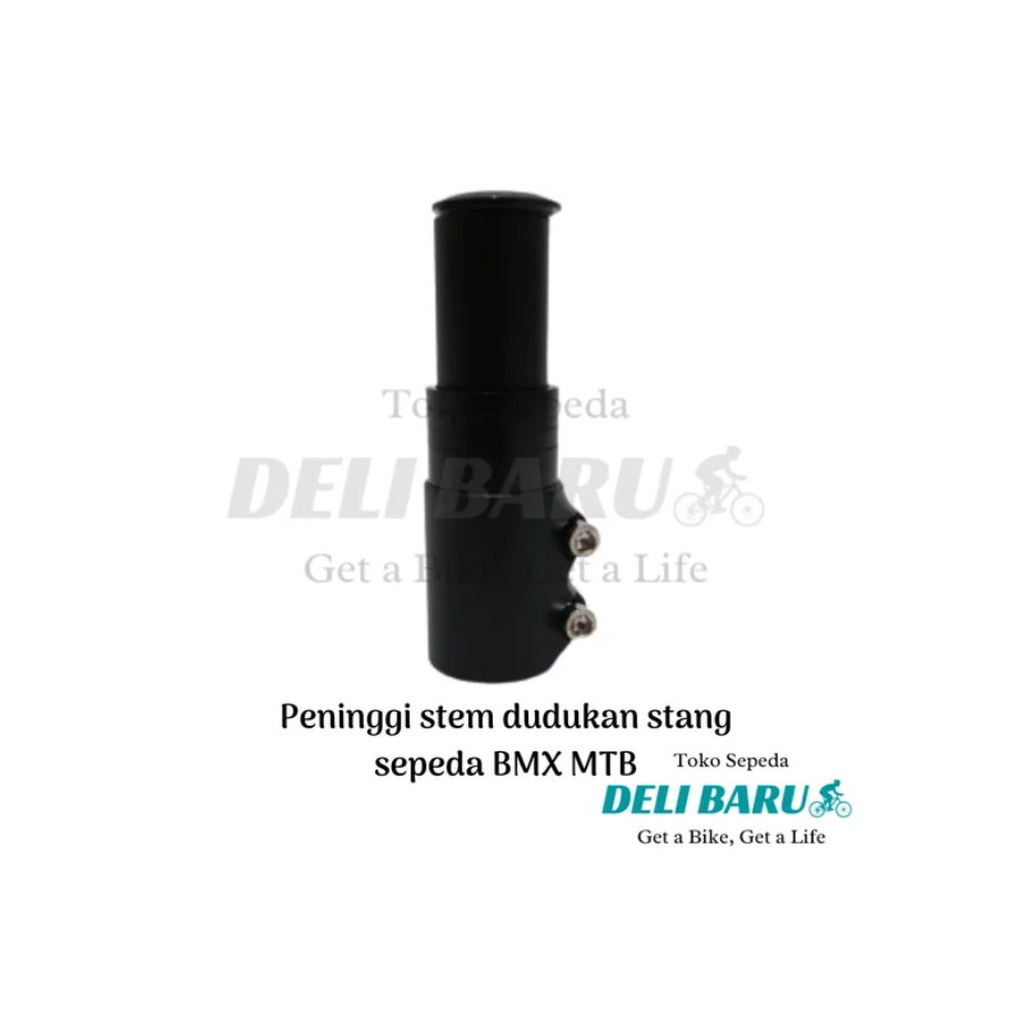 Peninggi stang Stem extender Alloy Oversize sepeda MTB BMX
