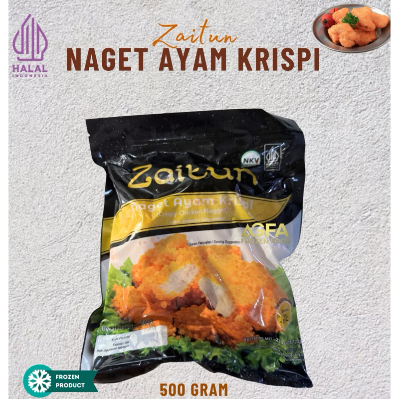 

Zaitun Nugget Ayam Crispy Bubble Crumb / Zaitun Naget Ayam