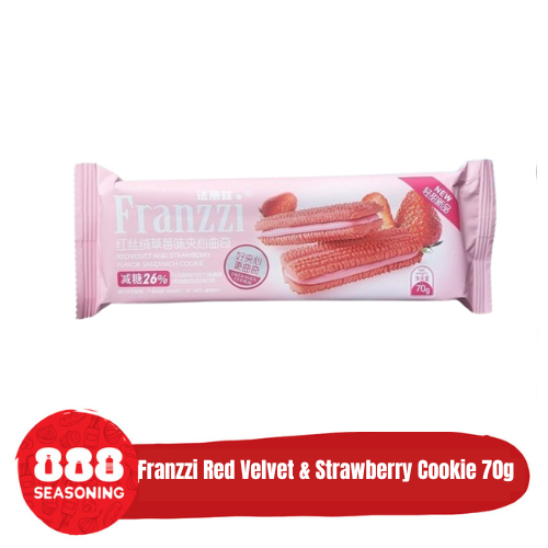 

Franzzi Red Velvet & Strawberry Cookie Halal 70g