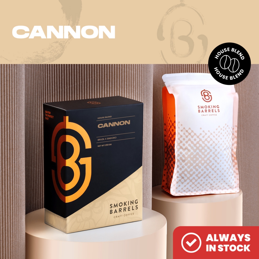 

Cannon Blend (Biji Kopi Arabika - Espresso Roast) - SB Craft Coffee