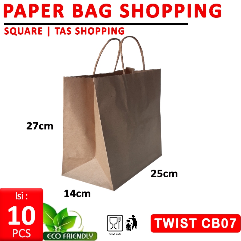 

Paper Bag Shopping CB07 | Tas Shopping Paper | paper Shopping Bag