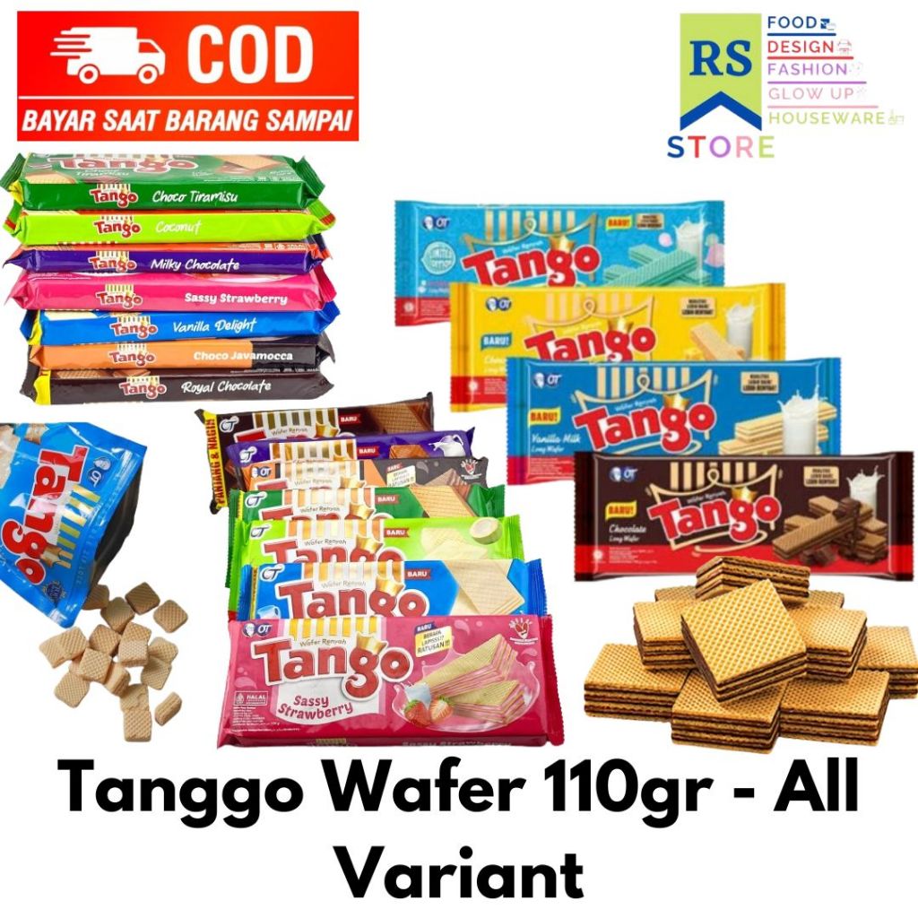 

tango wafer 110g vanila delight | royal chocolate / tiramisu / tango wafer pack jumbo - netto 110gr / wafer tango 110gr grosir wafer nikmat enak termurah / waffer lapis krim aneka varian rasa / tango wafer all variant - ( coklat / vanilla / strawberry / m