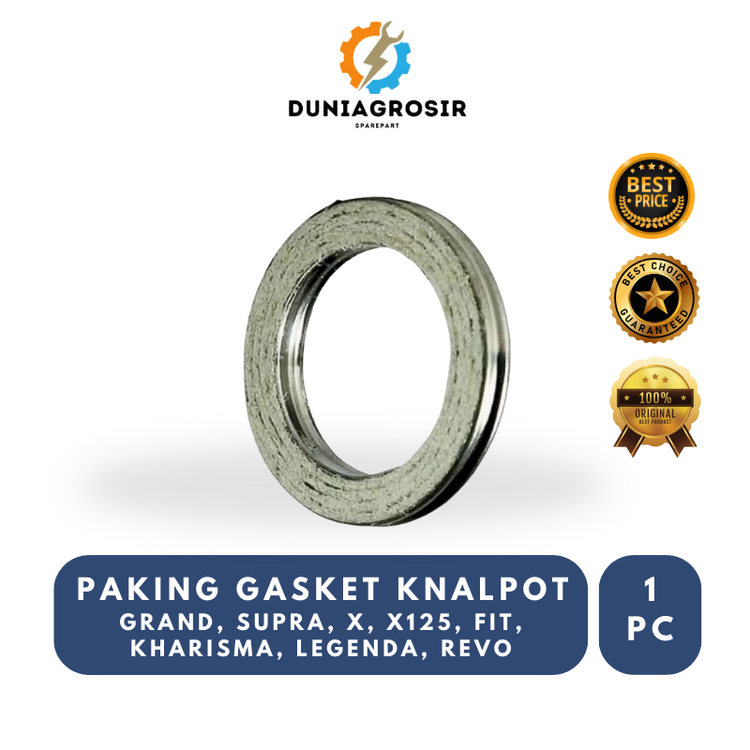 PAKING GASKET KNALPOT GRAND, SUPRA, X, X125, FIT, KHARISMA, LEGENDA, REVO