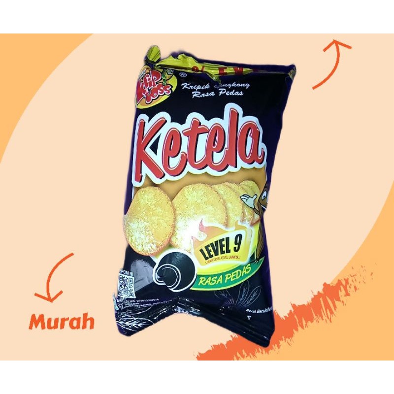 

KRIPTOSS KRIPTELA Keripik Ketela Pedas Aneka Level