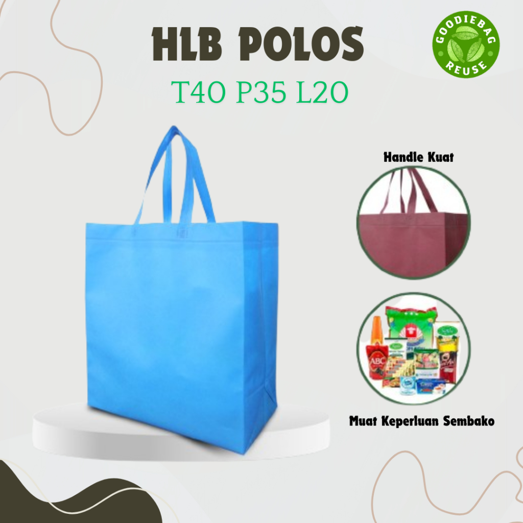 

Goodie bag / tas spunbond / tas loundry / tas belanja box uk (40x35x20)