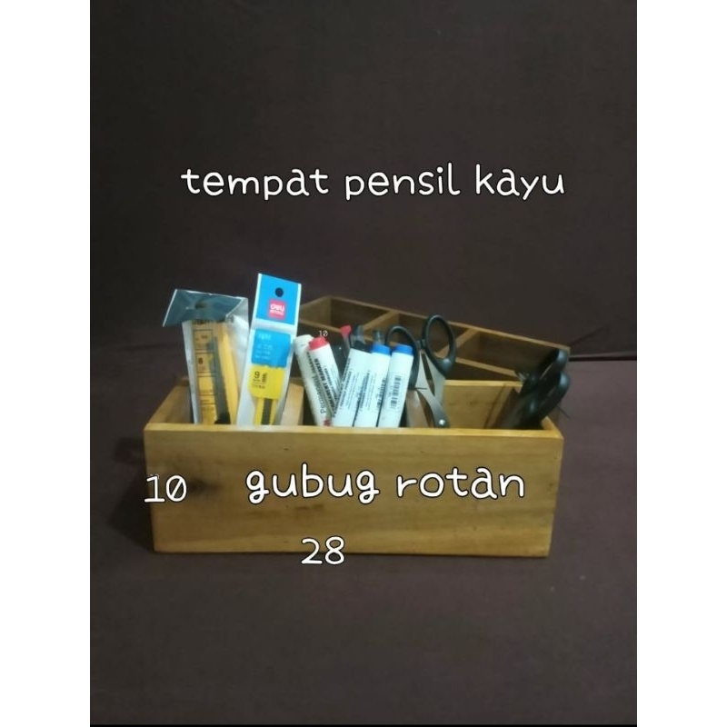 

Tempat Pensil Kayu Jatilanda