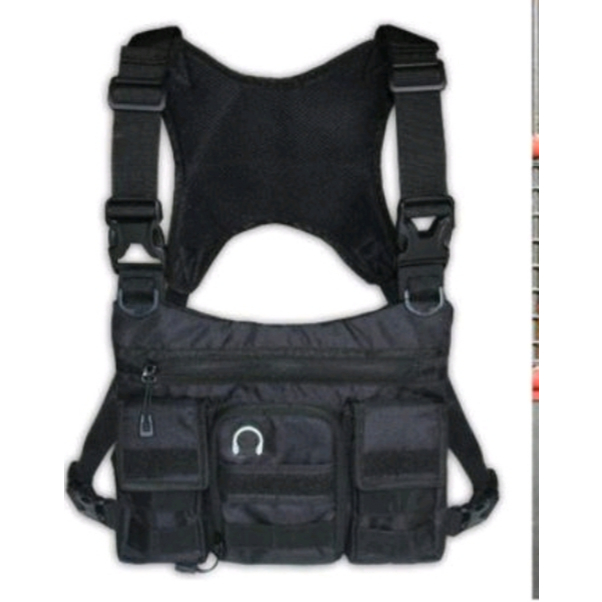 URBAN CHEST BAG Tas Dada Rompi Model Depan Sporty Hip Hop Korea 2in1 Tas Bahu Pria Wanita premium wa