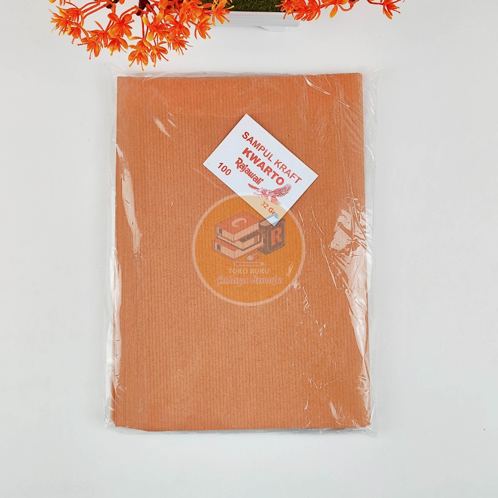 

Sampul Buku Kertas Coklat Rajawali Polos 100Lembar Kwarto