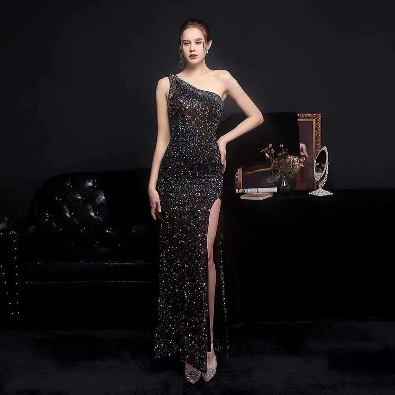 Evening dress new sequin premium party night gown
