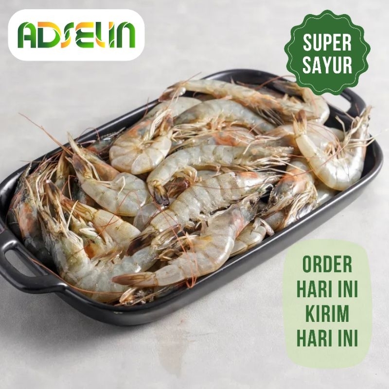 

Udang Besar Segar 250gr Super Sayur