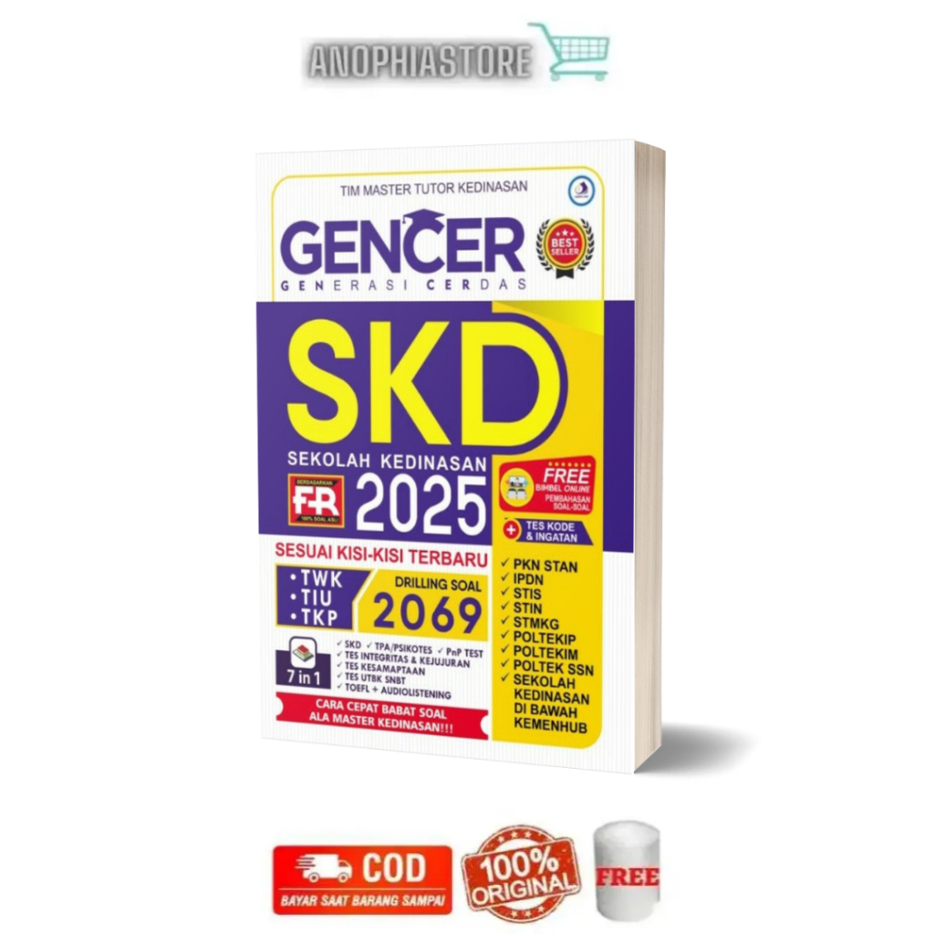Buku Sekolah Kedinasan (SKD) 2025 GENCER SKD 2025