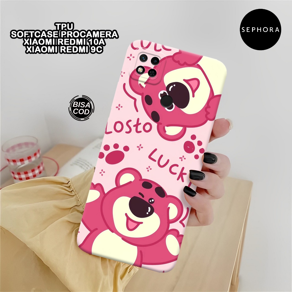 Softcase Xiaomi Redmi 10A/9C Terbaru - Fashion Case Lotso - Softcase Redmi 10A/9C - Case Pro Camera 