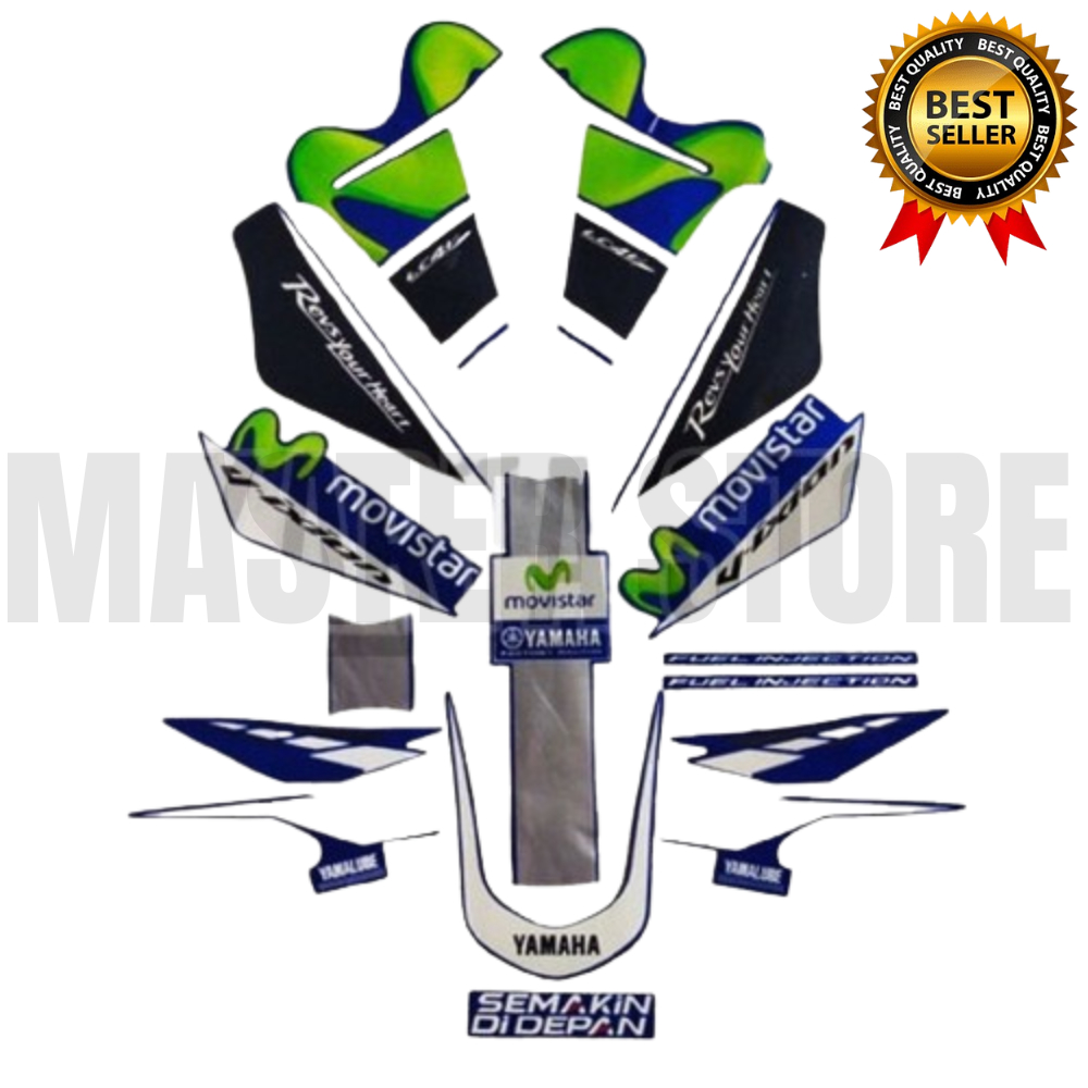 Stiker Sticker Striping Standart Ori Termurah Terlaris | VIXION 2015 | Terlaris Dan Termurah