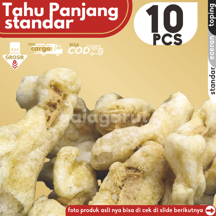 

Cuanki Stick Tahu Panjang KERITING STANDAR isi 10pcs by GaiaGarut