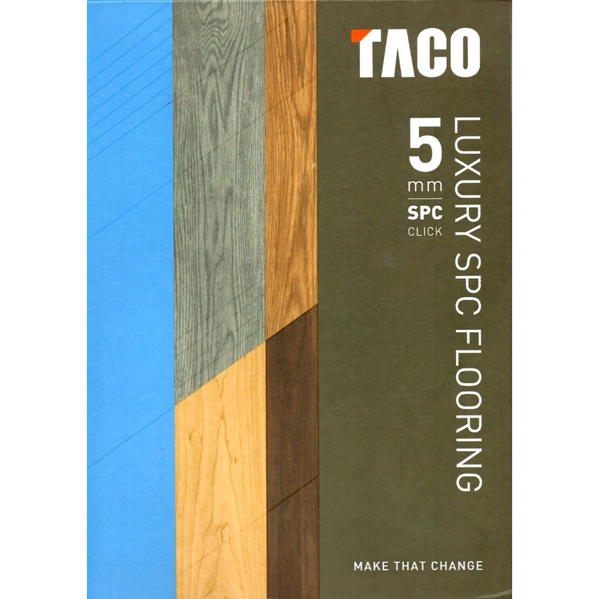 TACO SPC 5mm - SPC Flooring - Lantai Kayu - SPC Click