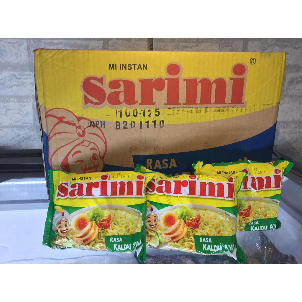 

Sarimi kaldu ayam + sarimi goreng ayam kremes + sarimi iga sapi