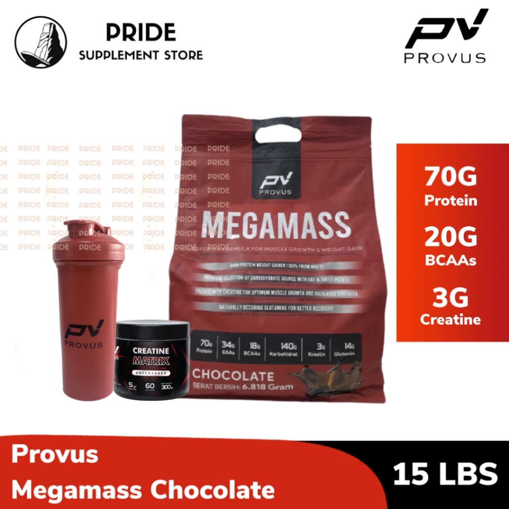 Provus Megamass 15 lb Chocolate Gainer Bulking