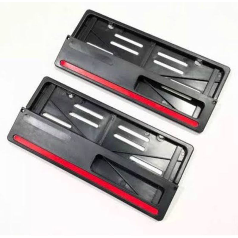 Harga Miring Bingkai Datar Plat No Pol Bg Cover Dudukan Nomor Motor Model Honda