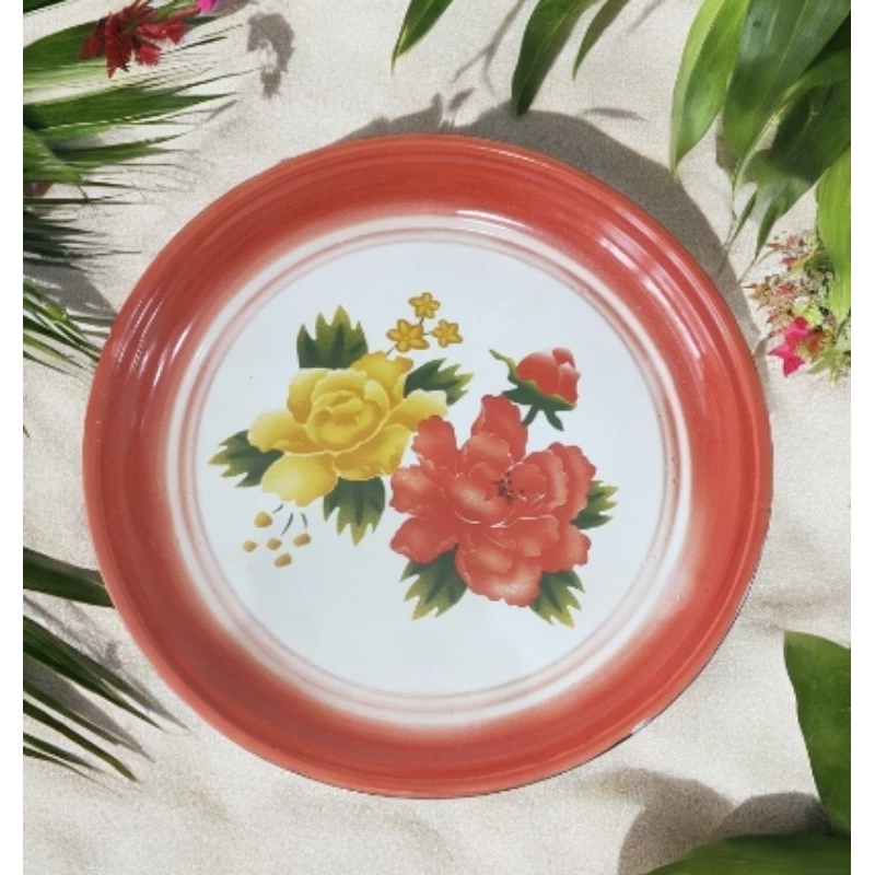 Nampan Enamel Bulat Jadoel
