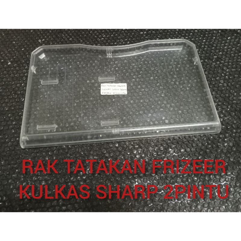 RAK TATAKAN FRIZEER KULKAS.KULKAS SHARP 2PINTU SECOND ORIGINAL