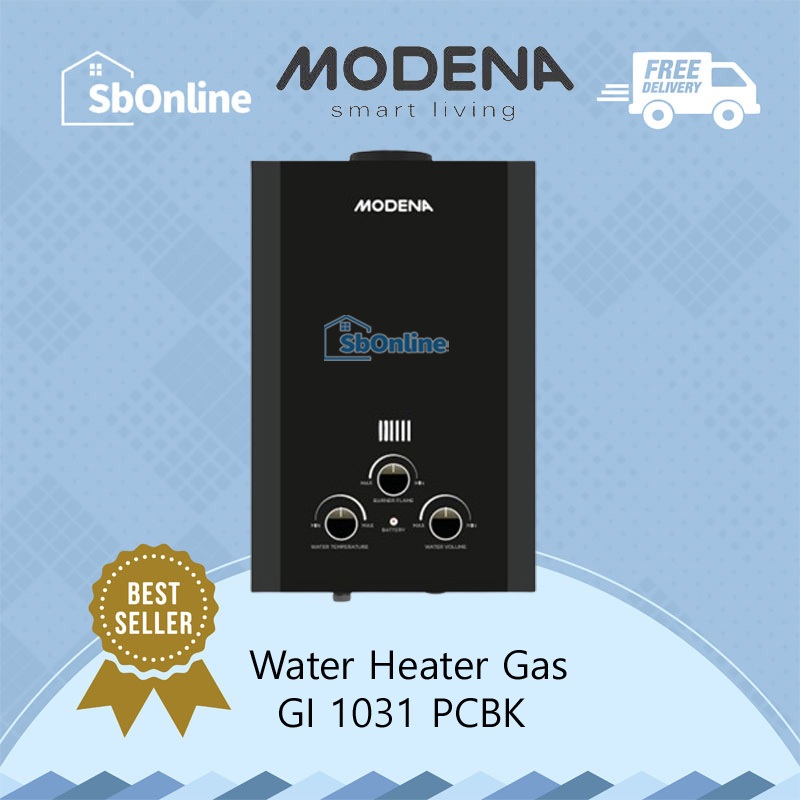 Modena GI 1031 PCBK Water Heater Gas 10liter