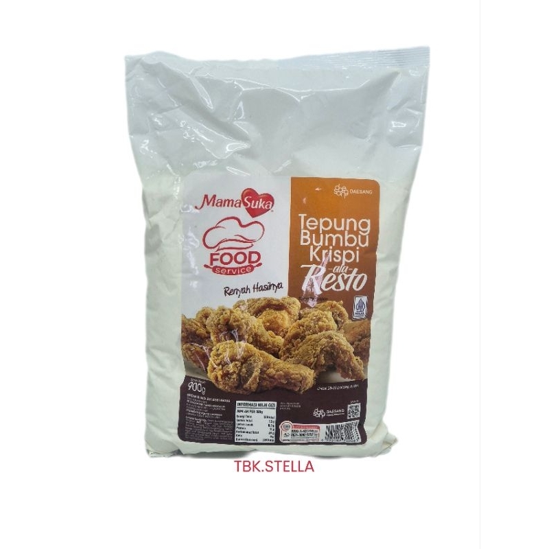 

TEPUNG BUMBU KRISPI ALA RESTO MAMA SUKA / TEPUNG GORENG AYAM CRISPY 900 GR