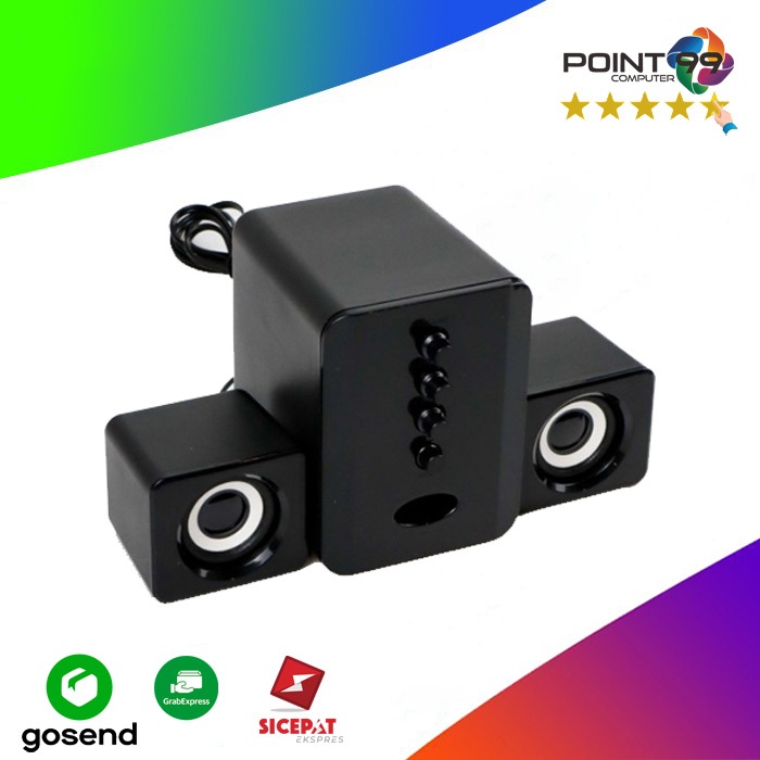 Speaker Aktif PC/Lapop Stereo 2.1 Dengan Subwoofer - SADA