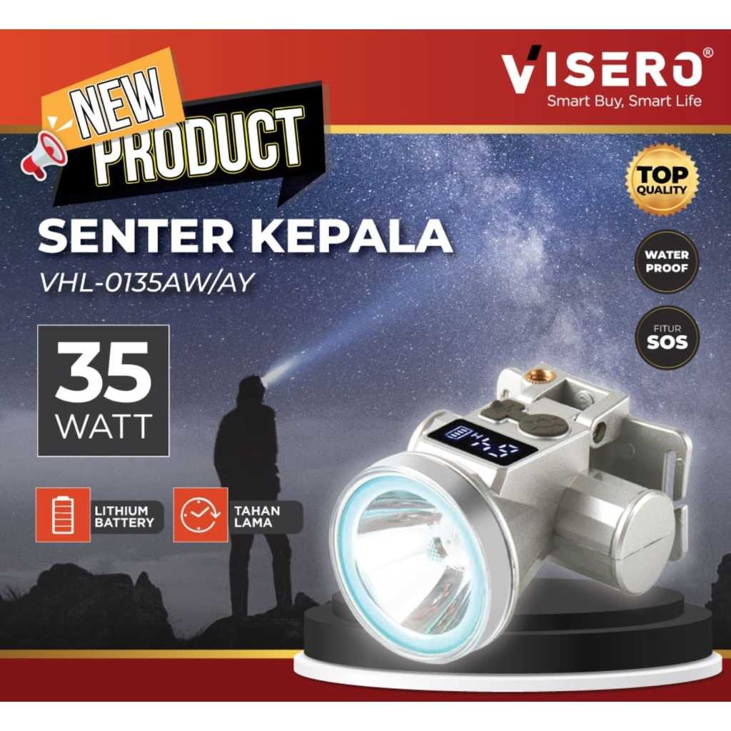 SENTER KEPALA VISERO 35WATT VHL-0135AW / SENTER KEPALA VISERO 35W VHL0135AW