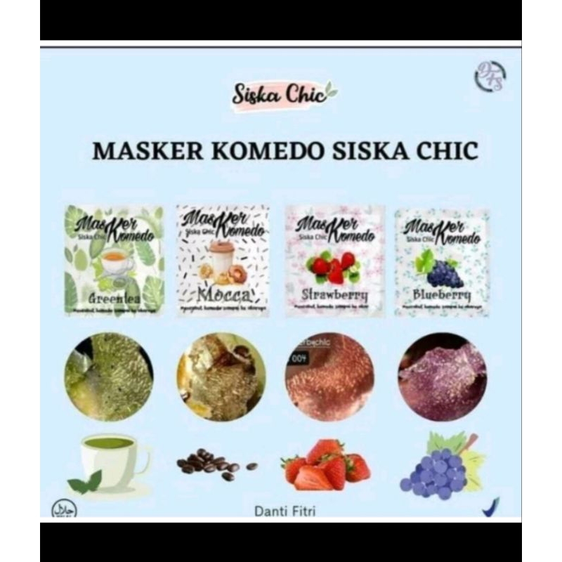 masker komedo Siska chic
