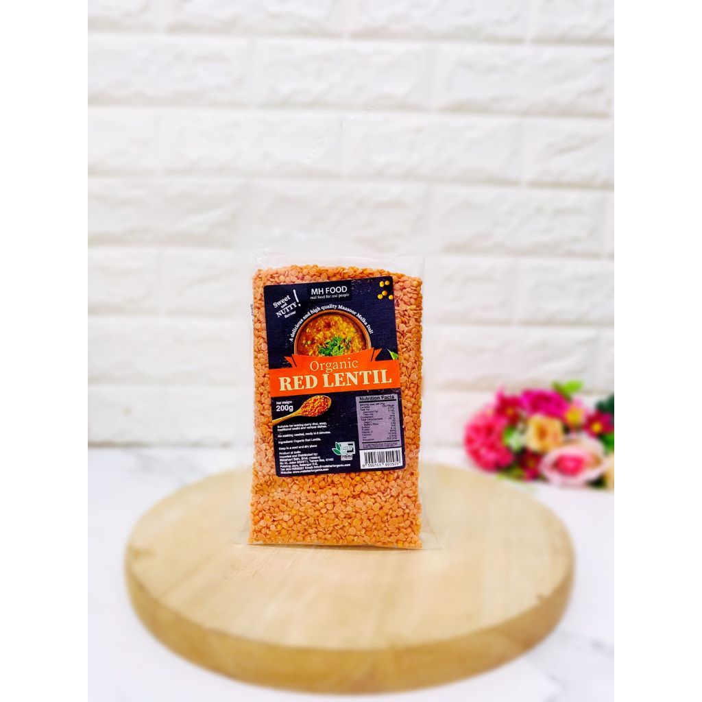 

Mh Food Organic Red Lentil 200g