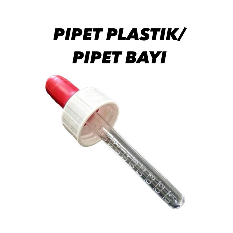 Pipet tetes / Pipet obat bayi plastik / Pipet drop