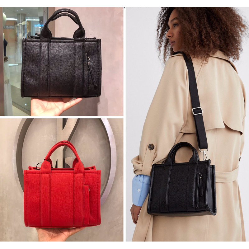 SALE‼️ STRADIVARIUS TAS TOTE SELEMPANG SLINGBAG KULIT IMITASI MINI