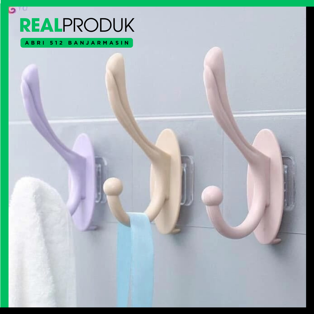 512.053 > Gantungan Kait Baju Jumbo 2 kail Ukuran Besar